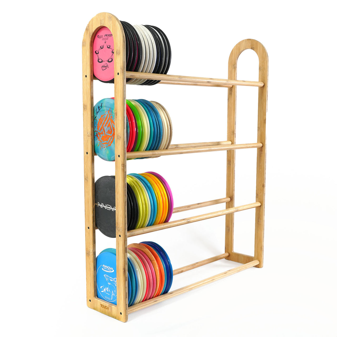 TOUCH Disc Golf Floor Rack: 32" 4-Level image 0