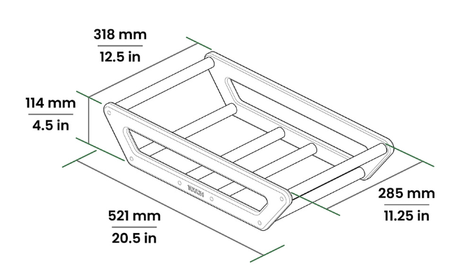 TOUCH Disc Golf Travel Rack: 12" Version image 5