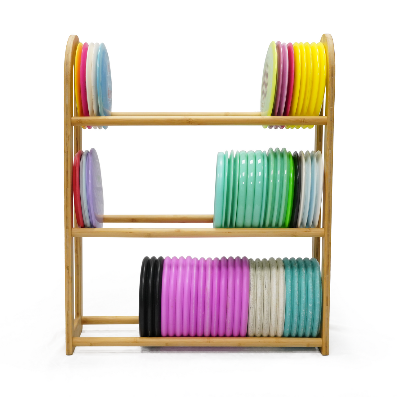 TOUCH Disc Golf Floor Rack: 24" 3-Level