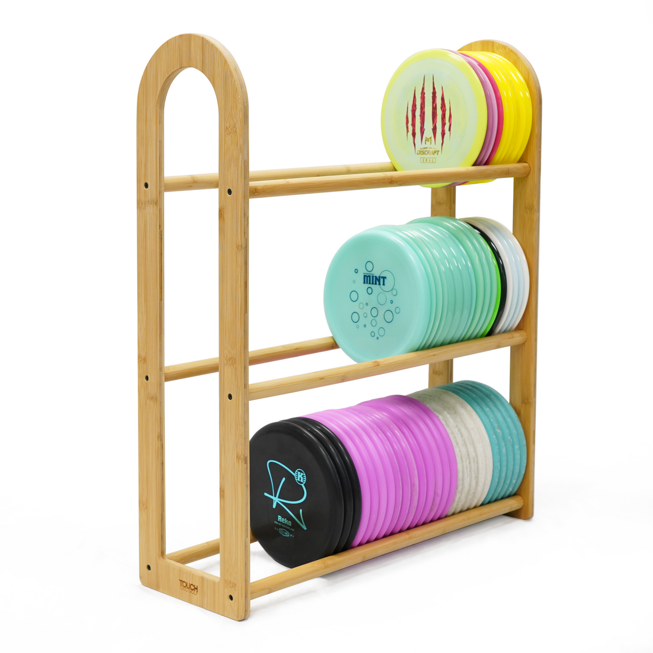 TOUCH Disc Golf Floor Rack: 24" 3-Level