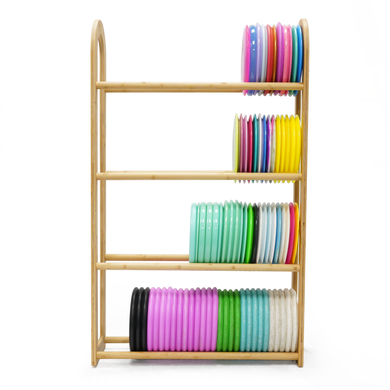 TOUCH Disc Golf Floor Rack: 24" 4-Level