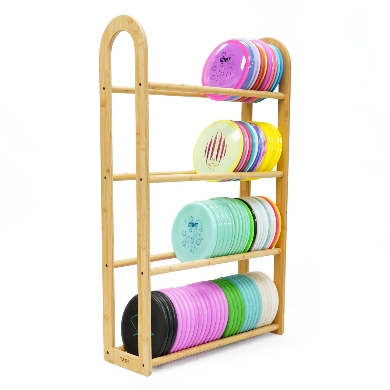 TOUCH Disc Golf Floor Rack: 24" 4-Level