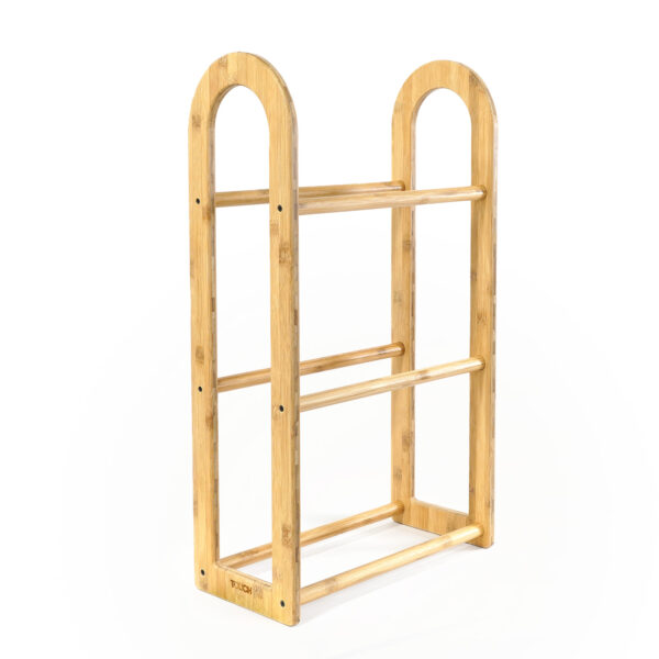 TOUCH Floor Rack - 16" Wide with 3 levels - made out of bamboo, empty shelves